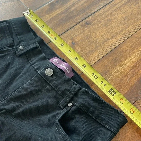 Bundle Jeans Pants denim blue Liz Clairborne black Gloria Vanderbilt Amanda 8p - Picture 4 of 16